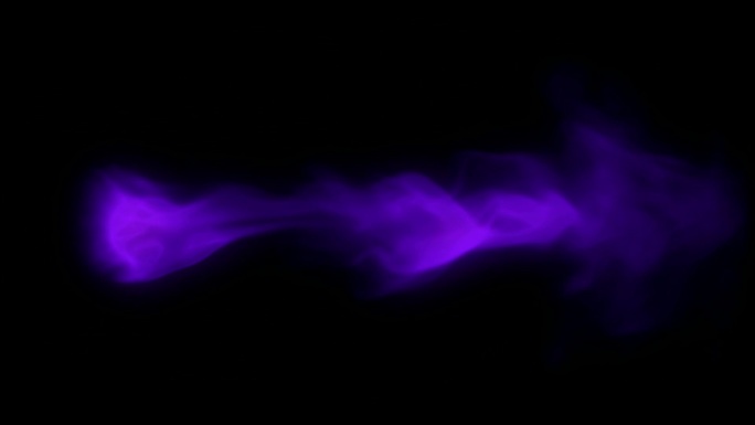 抽象紫丁香烟或气流，慢动作。包括Alpha通道