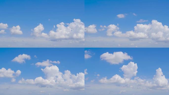 动态天空-蓝天白云4k
