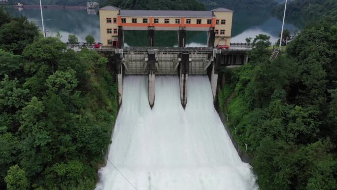 金华安地水库仙源湖风光航拍