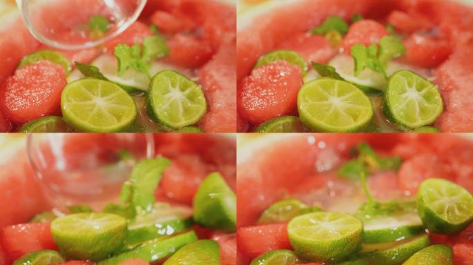 夏季西瓜水果酒