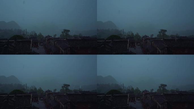 雨天瑶寨