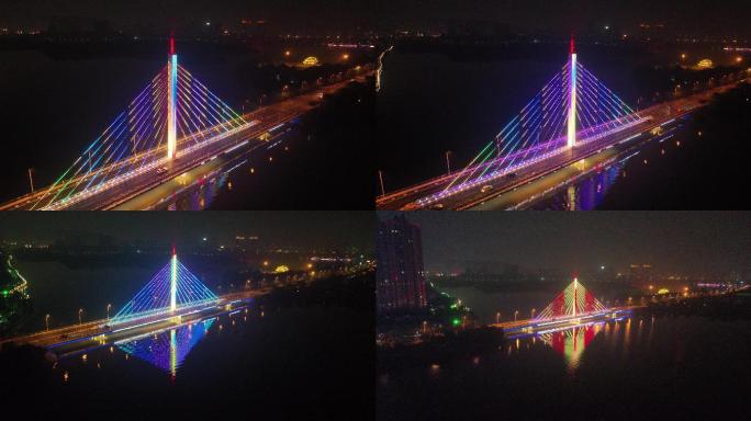 滨州人桥夜景