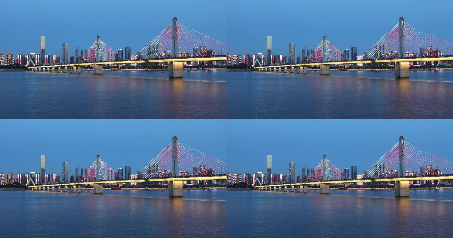 【4K】银盆岭大桥夜景