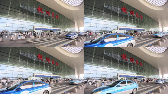 4K杭州东站出发层外延时视频