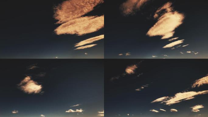 【HD天空】复古色调天光云影质感云景唯美
