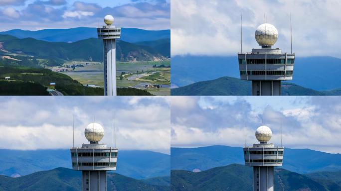 云 气象塔 风景 帽儿山 延吉 延时摄影