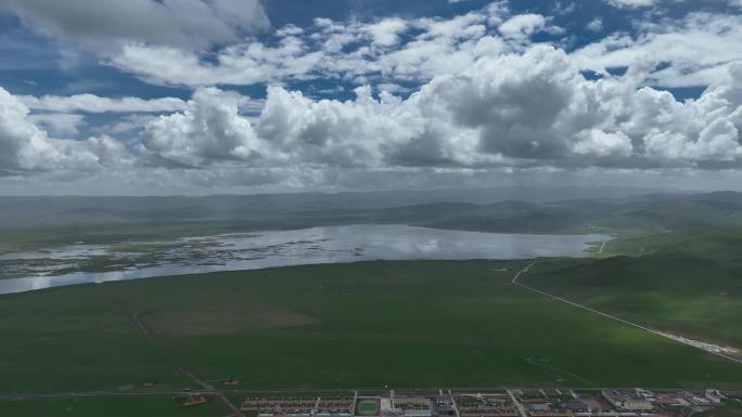 甘南尕海湖4K御3素材多镜头