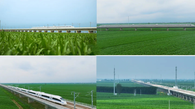 高铁和谐号复兴号中国速度中国建设快速发展