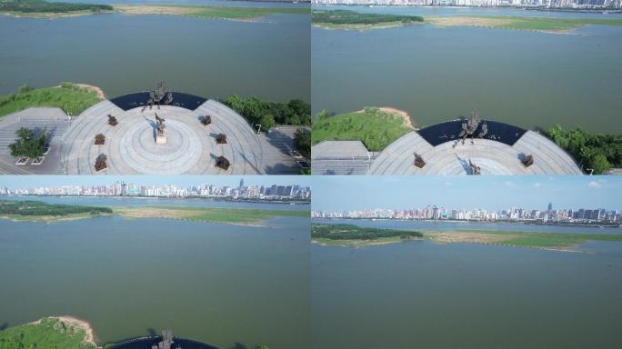 建军广场 红色革命文化 南昌航拍 4K