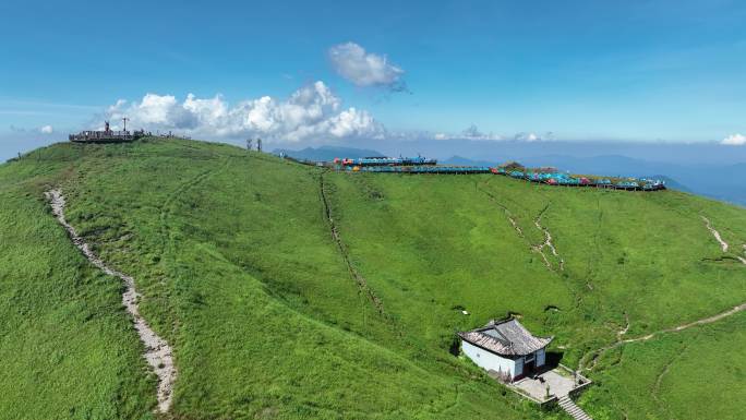 武功山夏天高山草甸