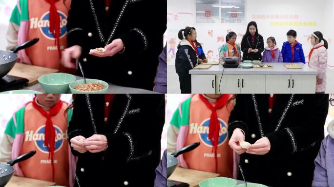 劳动教育课-学习元宝饺子的包法