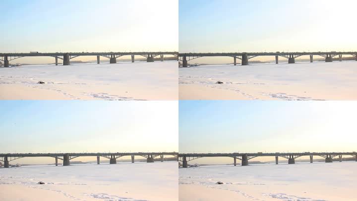 冬季桥梁