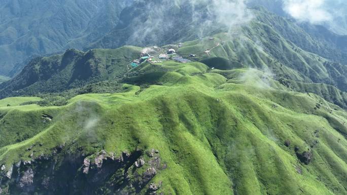 武功山夏天高山草甸