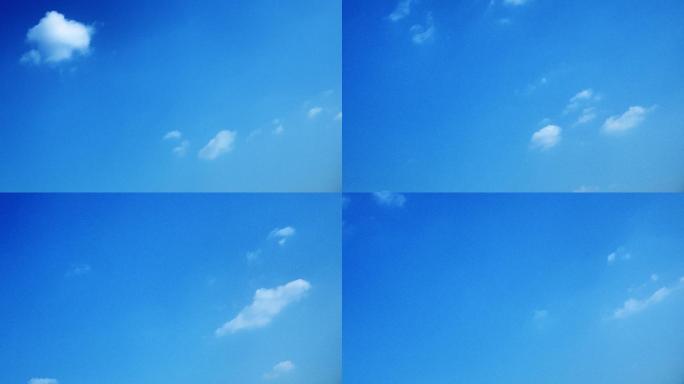 【HD天空】轻云薄雾少云晴空梦幻蓝天白云