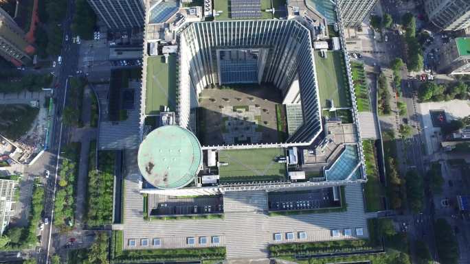 4k南京市政务服务中心现代化大楼