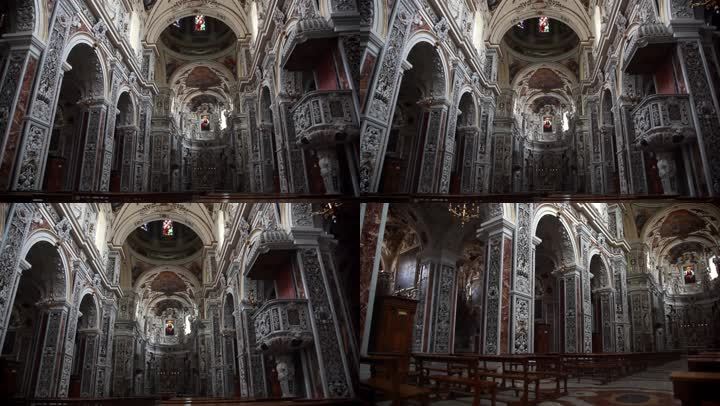 意大利西西里岛巴勒莫圣多梅尼科大教堂的多张照片