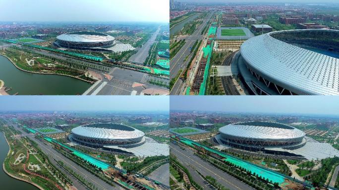 邯郸市奥林匹克体育中心航拍