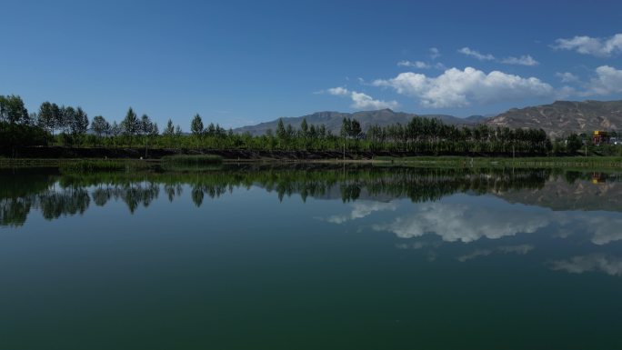 化隆 湿地公园 化隆小微湿地  山水化隆