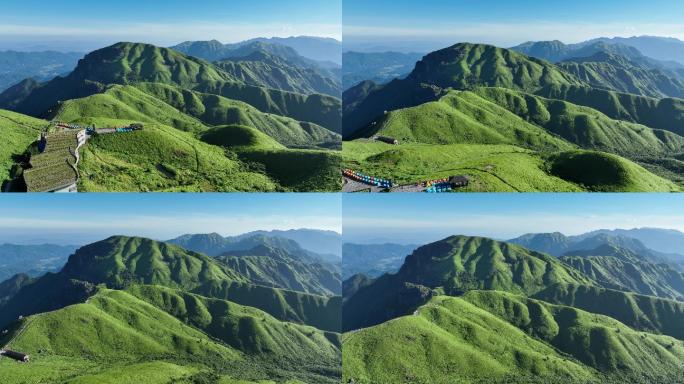 武功山夏天高山草甸