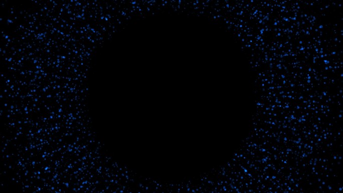 蓝色闪烁粒子圆环隧洞冲屏无缝循环带通道