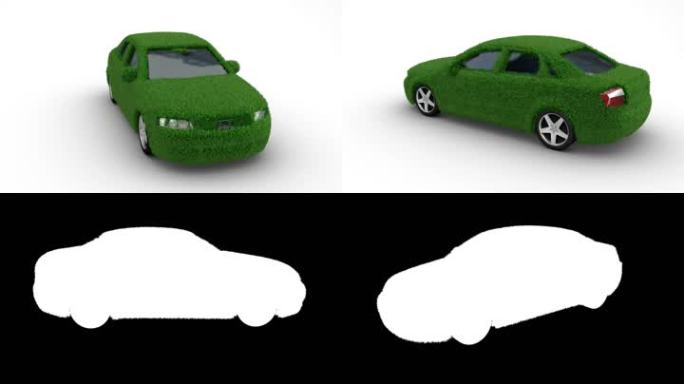 环保型汽车，由磨砂草制成
