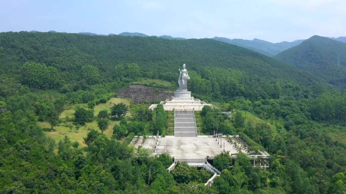 航拍永川神女湖