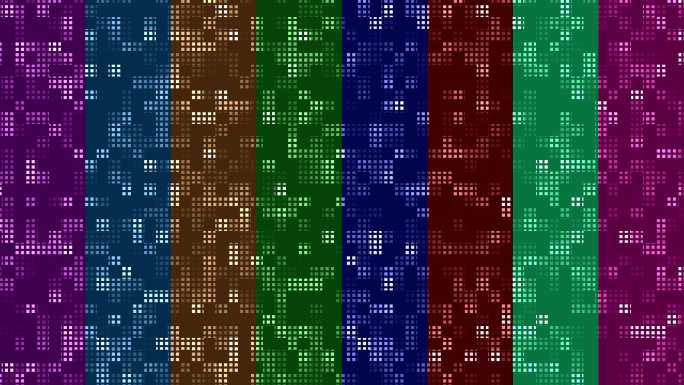 4K彩色高科技晶格动态视频2-循环2