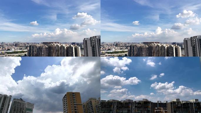 延时拍摄城市天空06（4K）