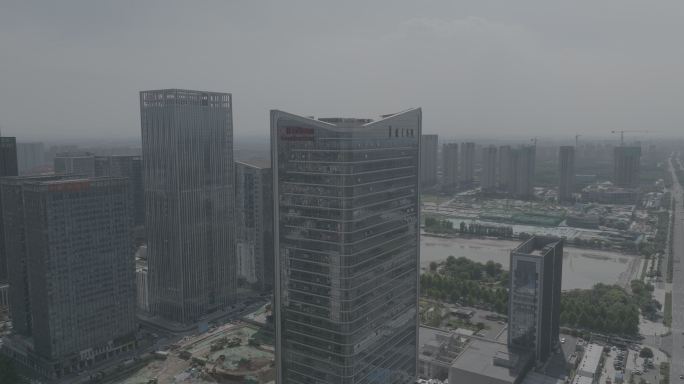 淄博西城大厦航拍-log色彩