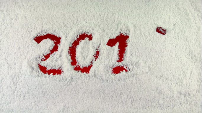 2014年，在雪背景上绘制，哑光