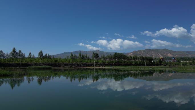 化隆 湿地公园 化隆小微湿地  山水化隆