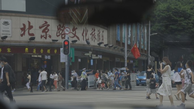 广州北京路文化旅游区路口