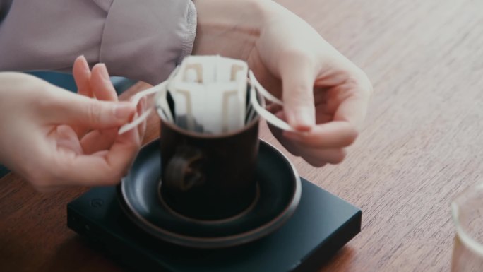 咖啡冲泡速溶咖啡喝咖啡