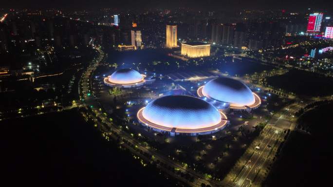 淄博会展中心夜景