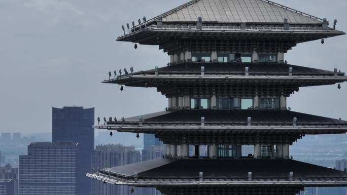 临平地标东来阁临平山