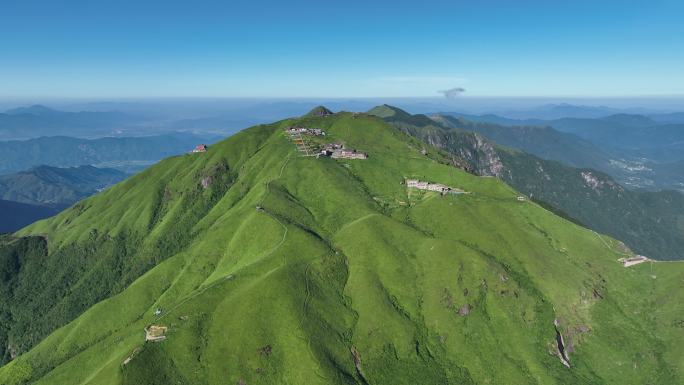 武功山夏天高山草甸