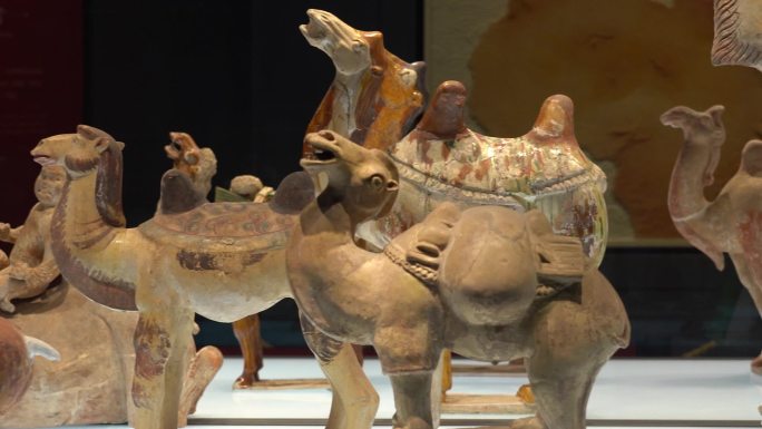 陕西历史博物馆 胡人俑、骆驼俑