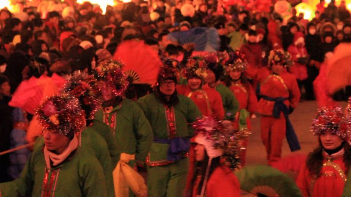 东北春节大秧歌