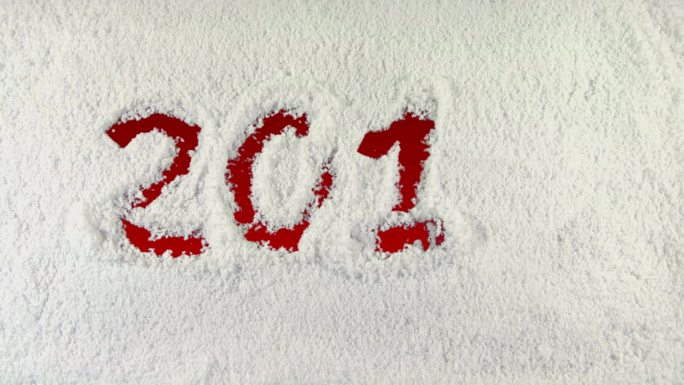 2015年，在雪背景上绘制，哑光