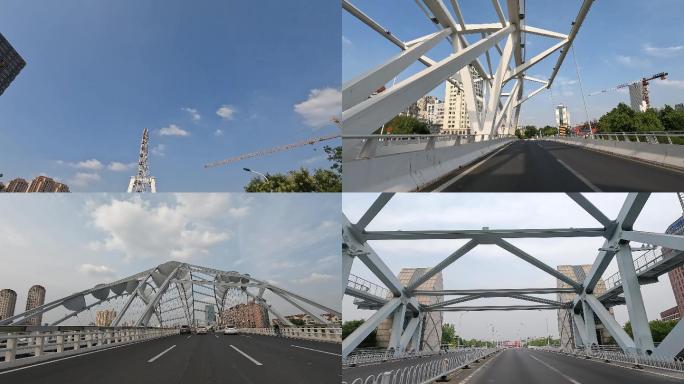 天津城市桥梁 魅力天津 自由行车 自在
