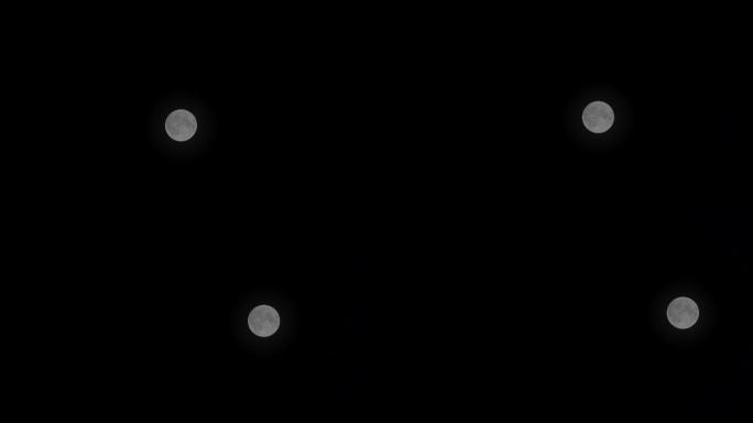 超级月亮4K HDR空镜