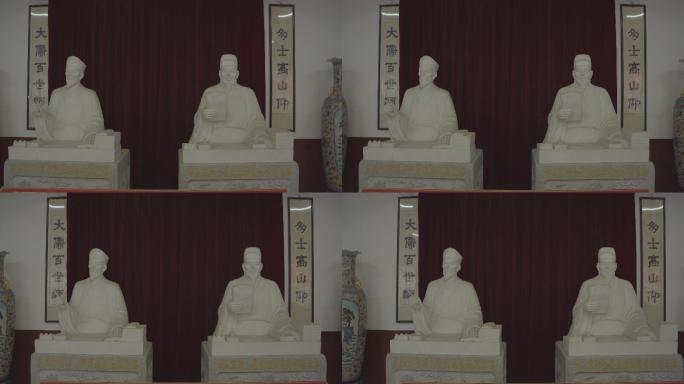 二陈纪念馆人物石像