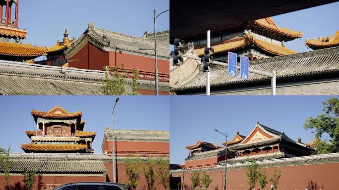 【4K】北京雍和宫外景空镜
