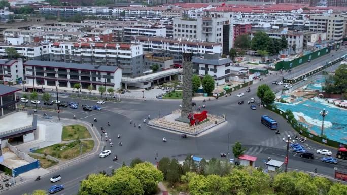 洛阳丽景门大景航拍A