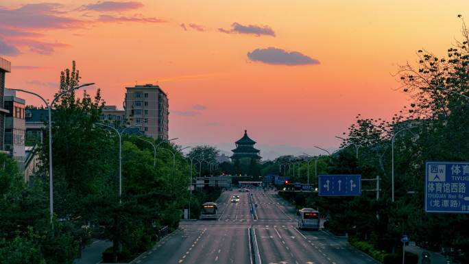 天坛夜景