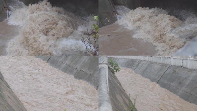 河道涨水洪水