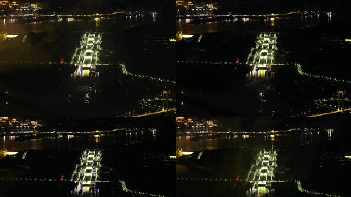 三峡工程船闸夜间运行延时拍摄