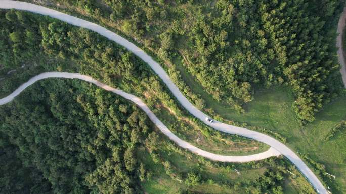 山间小路 蜿蜒 公路 山路崎岖 山路