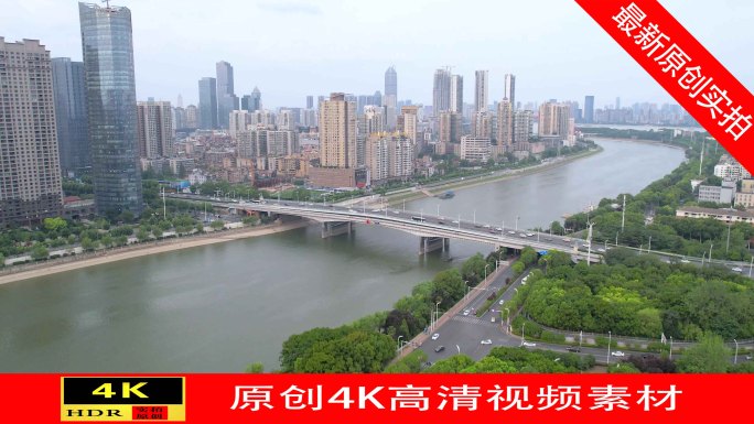 【4K】武汉江汉桥航拍