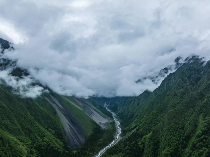 高原湖泊山间河谷